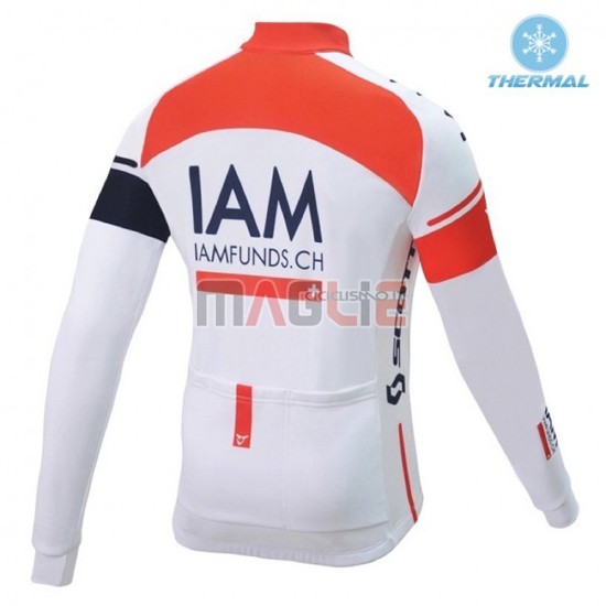 Maglia IAM manica lunga 2016 bianco e blu